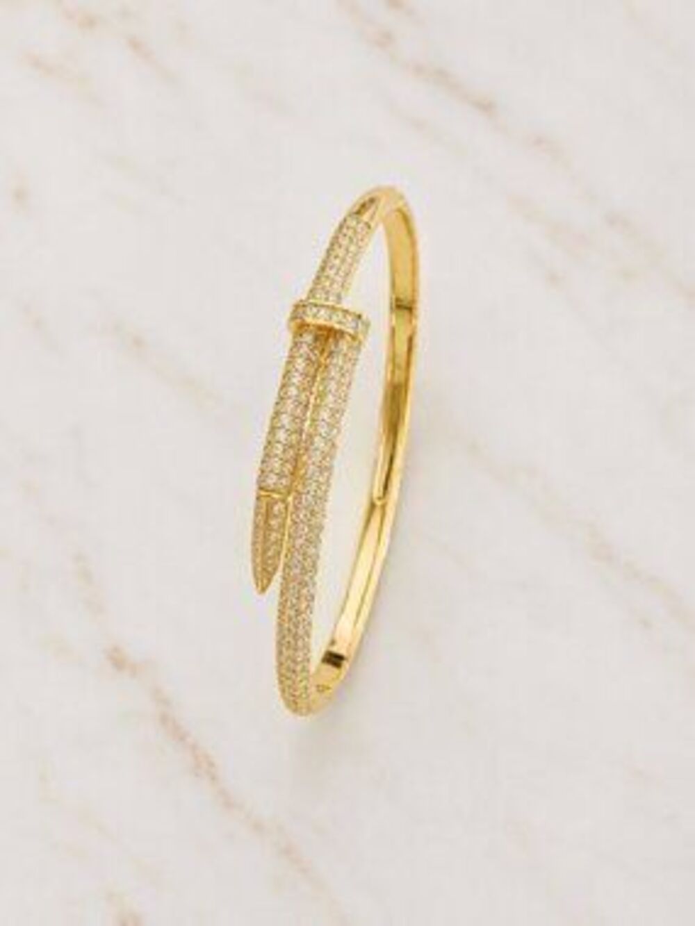 Samara Luxury Pav Nail Head Cuff Bracelets
